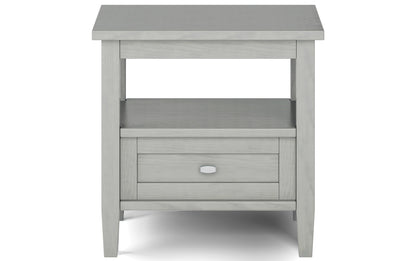 Fog Grey | Warm Shaker End Table