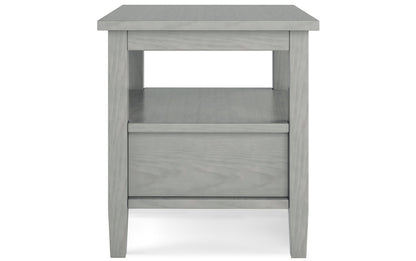 Fog Grey | Warm Shaker End Table