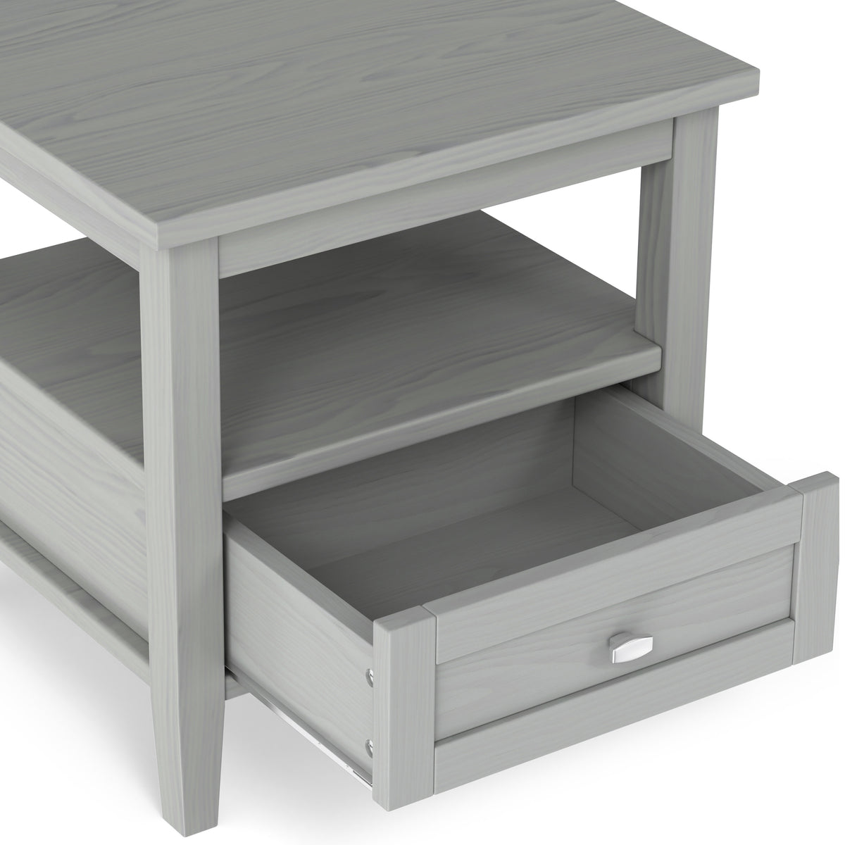 Fog Grey | Warm Shaker End Table