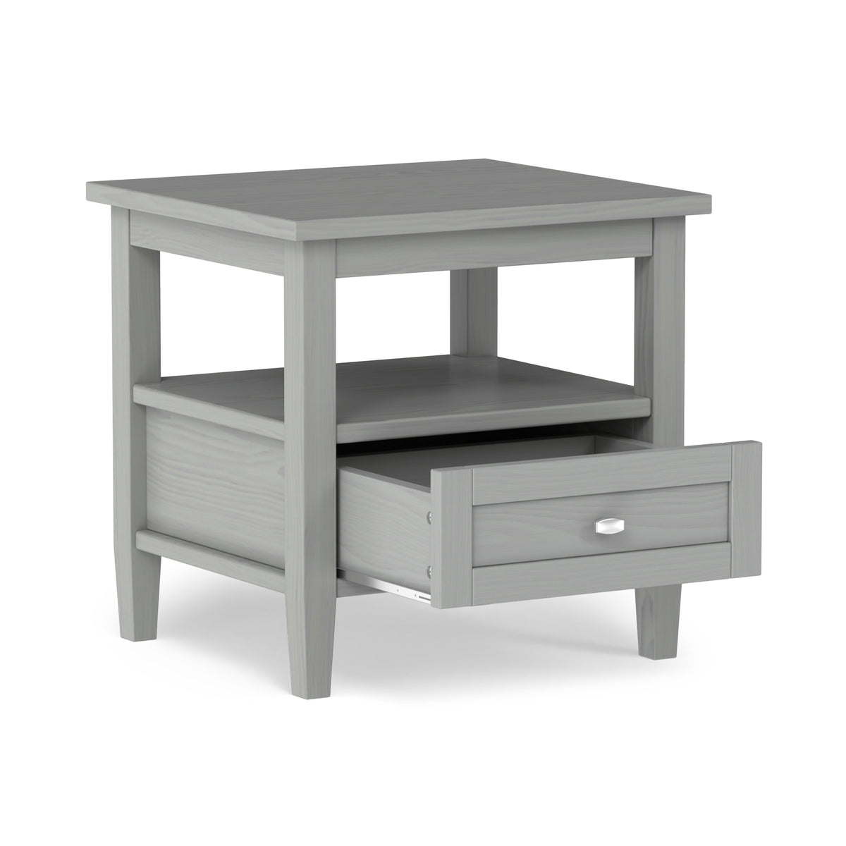 Fog Grey | Warm Shaker End Table