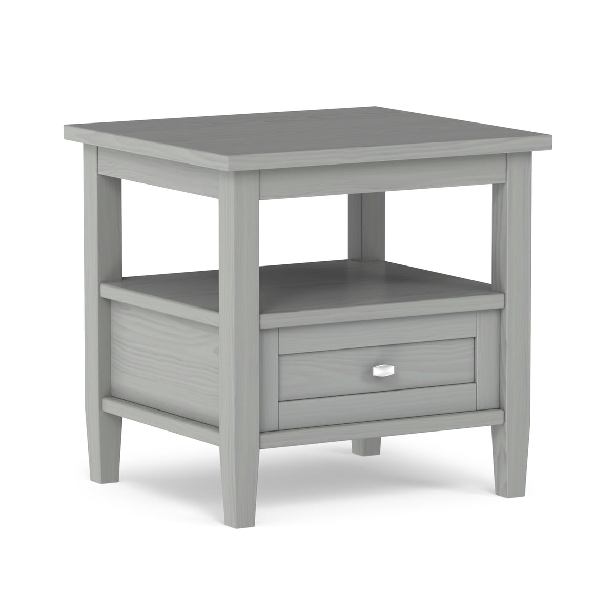 Fog Grey | Warm Shaker End Table