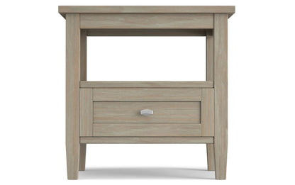 Distressed Grey | Warm Shaker End Table