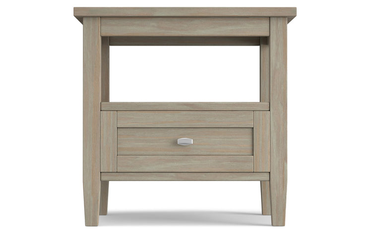 Distressed Grey | Warm Shaker End Table