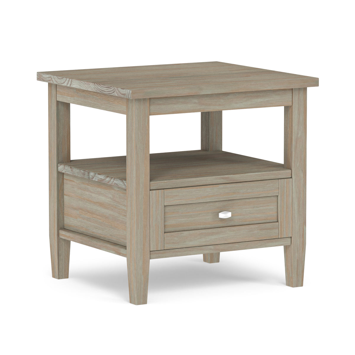 Distressed Grey | Warm Shaker End Table
