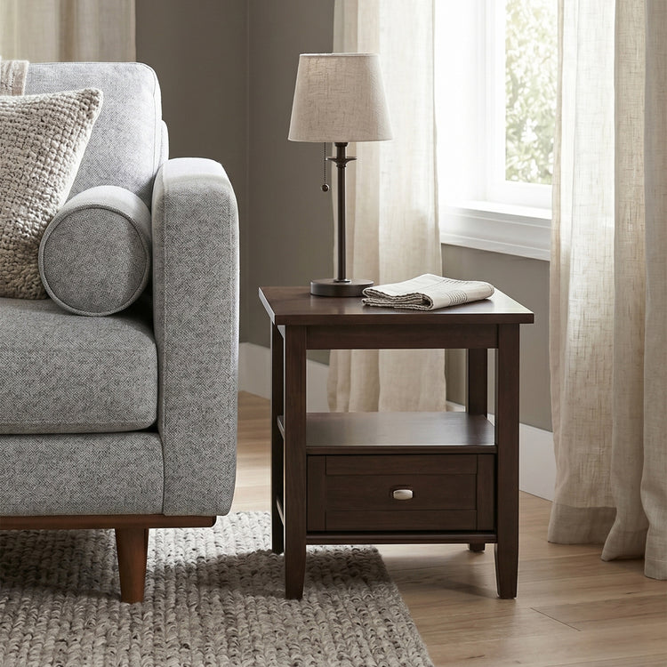 Tobacco Brown | Warm Shaker End Table
