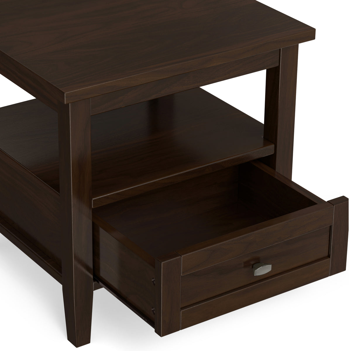 Brunette Brown | Warm Shaker End Table