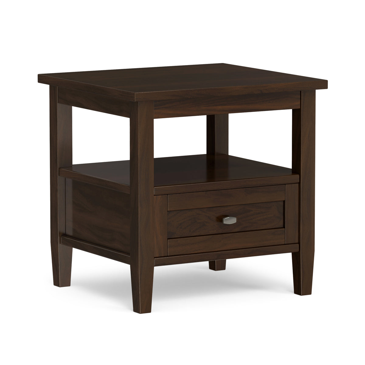 Brunette Brown | Warm Shaker End Table