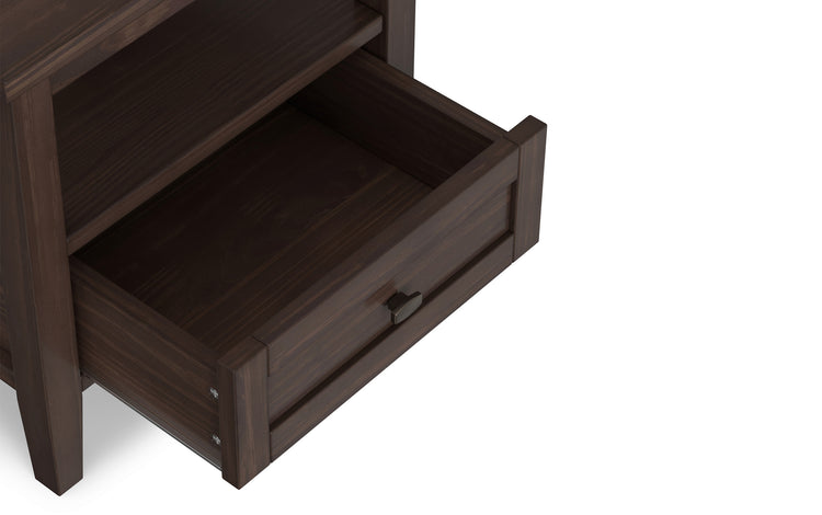 Warm Walnut Brown | Warm Shaker End Table