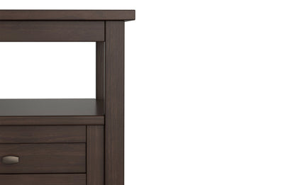 Warm Walnut Brown | Warm Shaker End Table