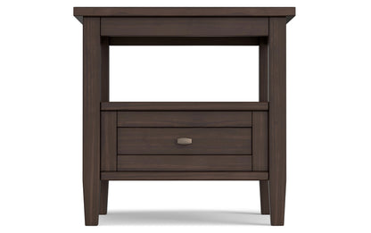 Warm Walnut Brown | Warm Shaker End Table