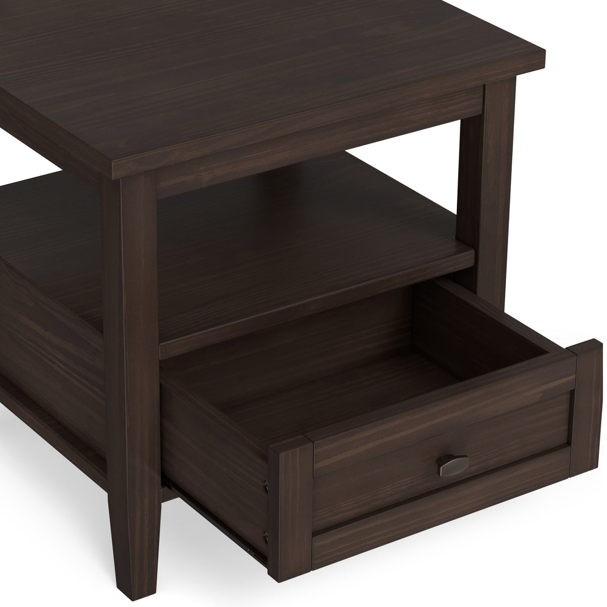 Warm Walnut Brown | Warm Shaker End Table