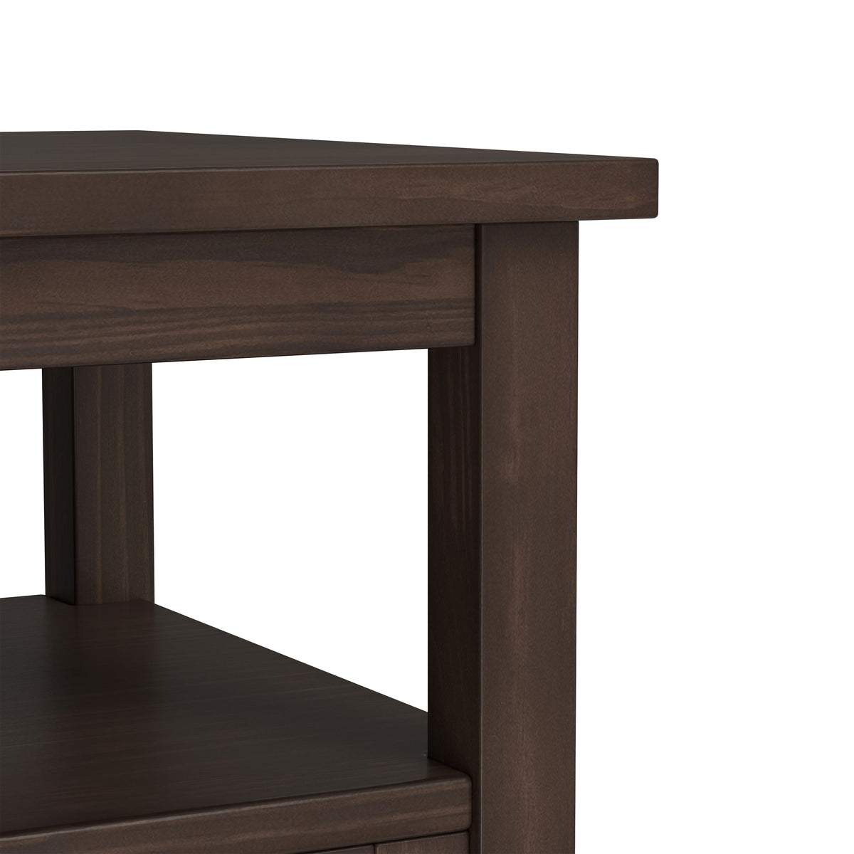 Warm Walnut Brown | Warm Shaker End Table