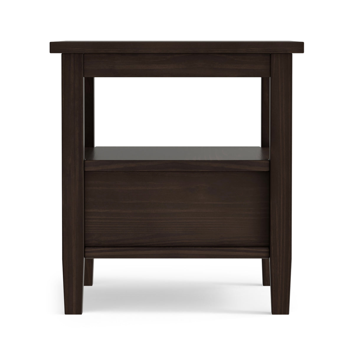 Warm Walnut Brown | Warm Shaker End Table