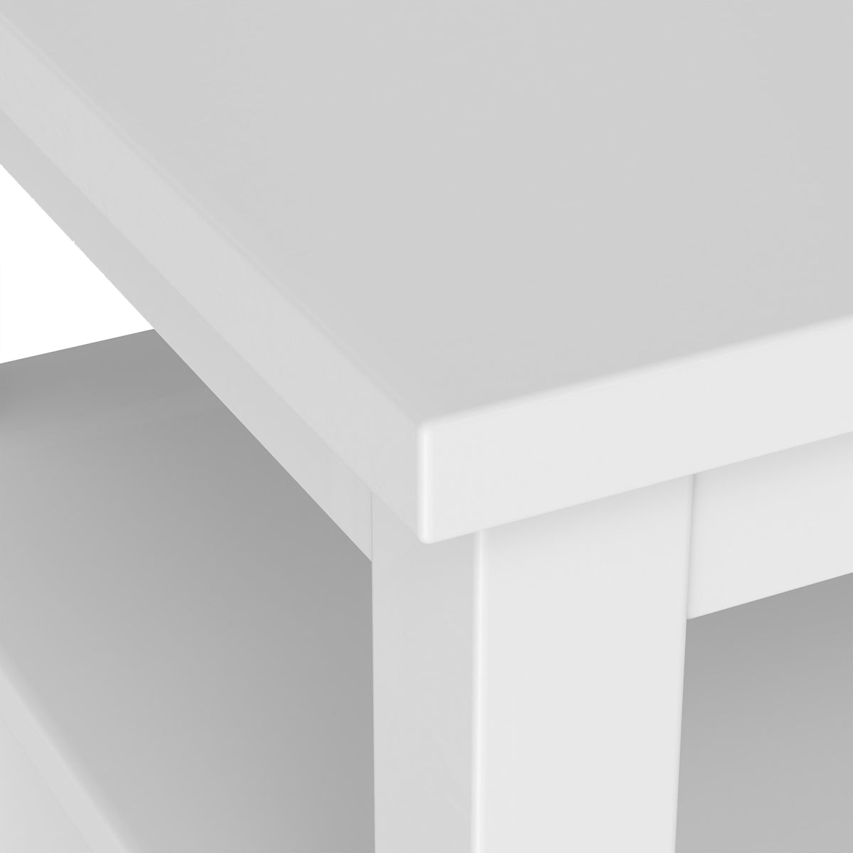 White | Warm Shaker End Table
