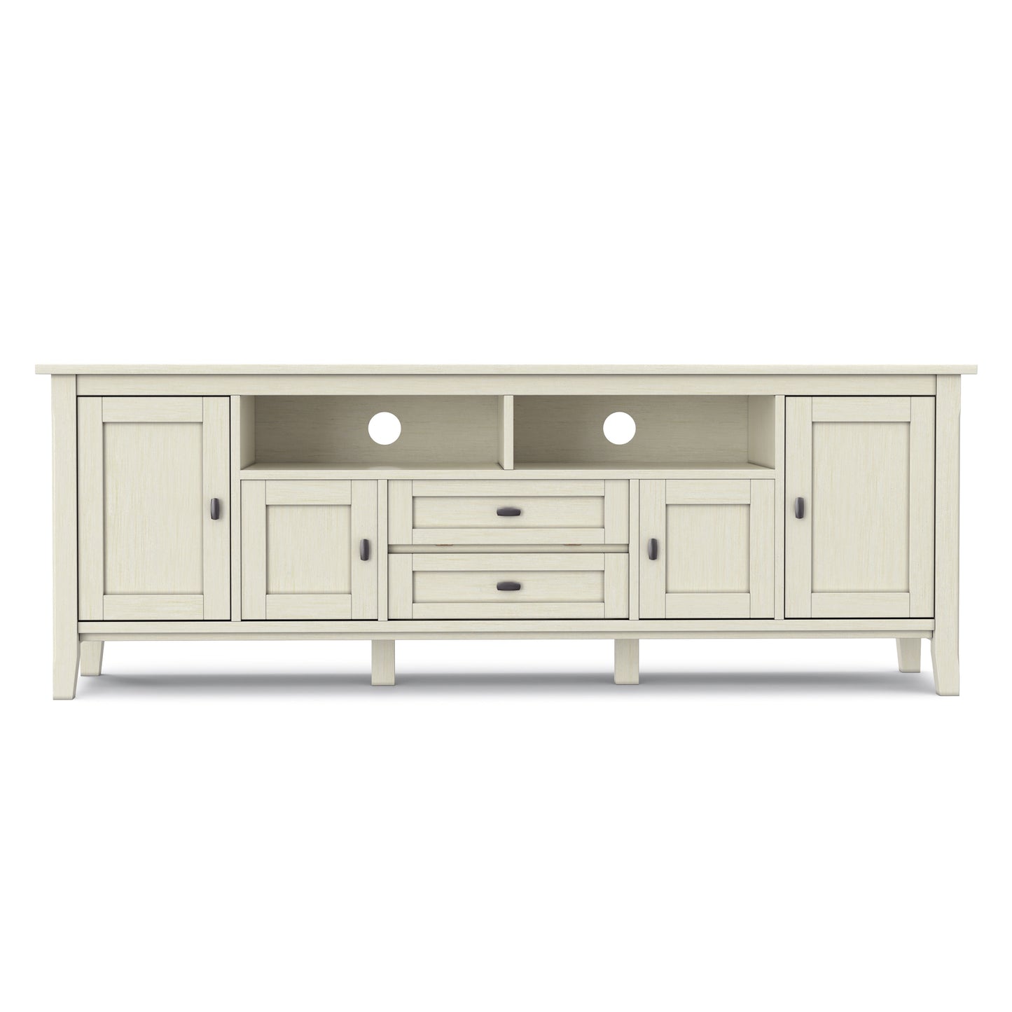 Antique White | Warm Shaker 72 inch TV Media Stand