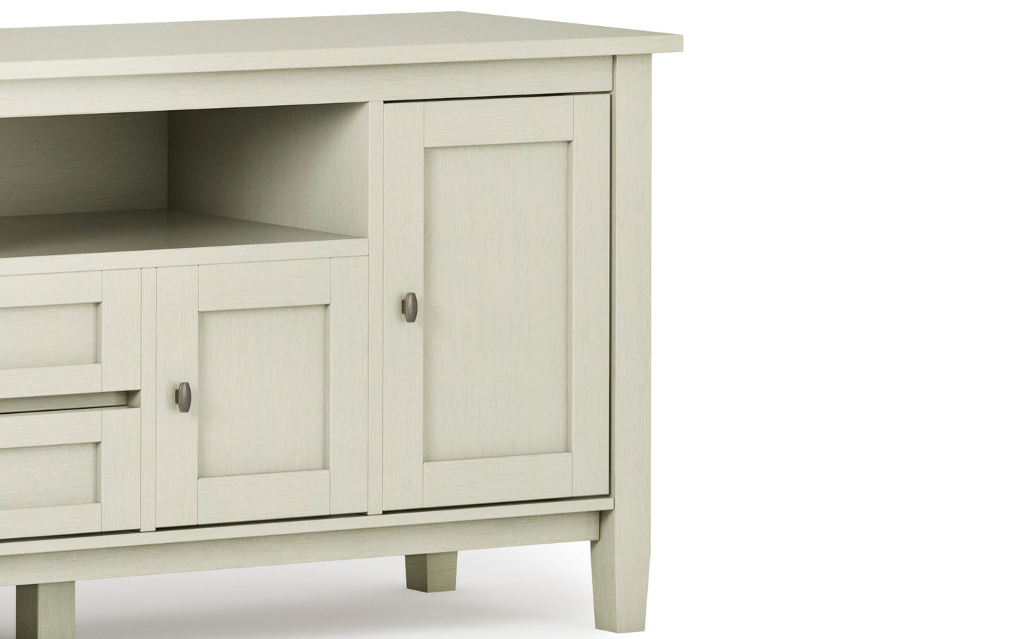 Antique White | Warm Shaker 72 inch TV Stand