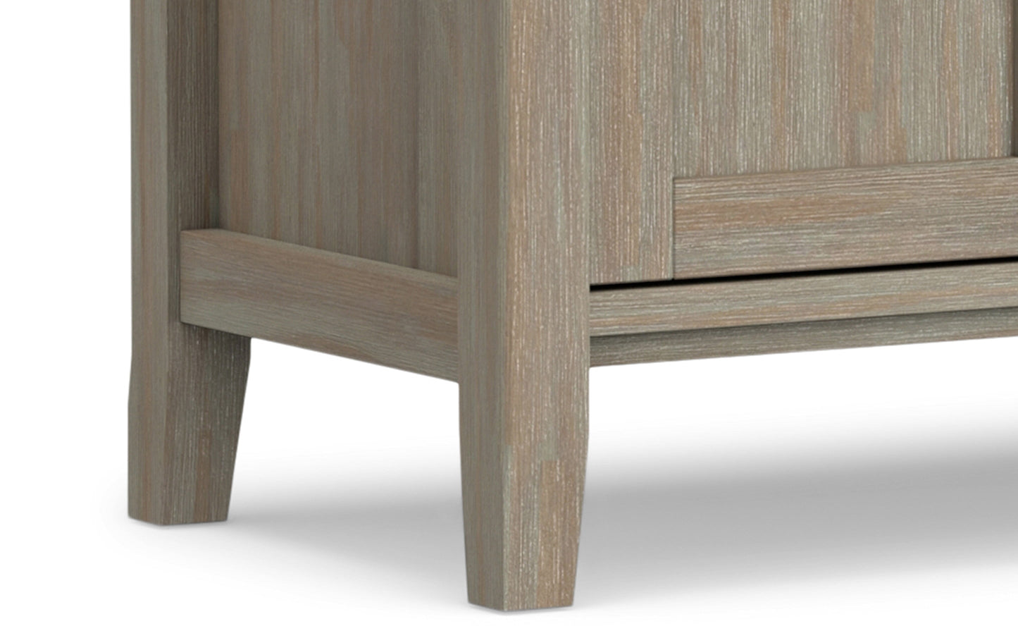 Distressed Grey | Warm Shaker 72 inch TV Stand
