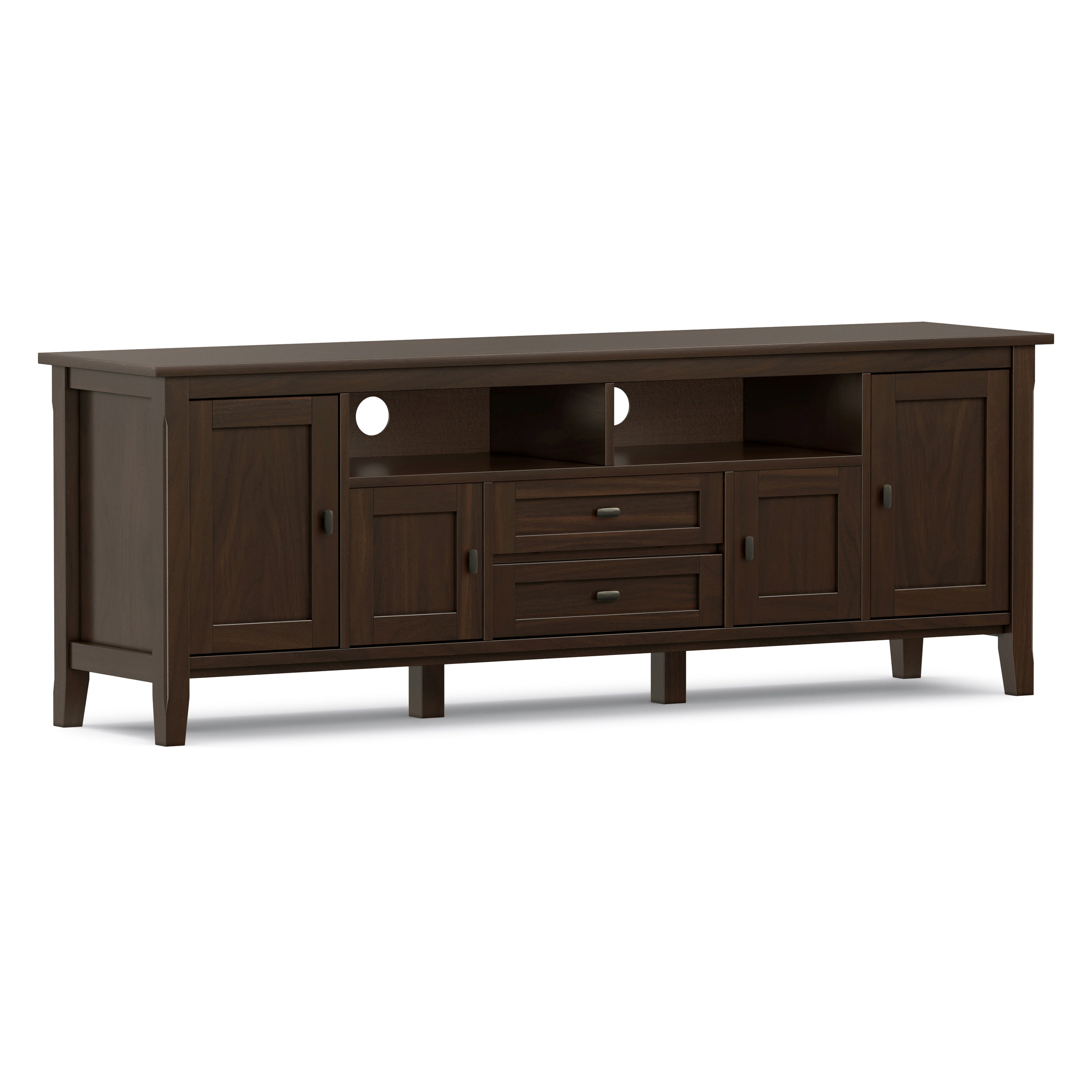 72 Inch TV Stand | Warm Shaker TV Stand – Simpli Home