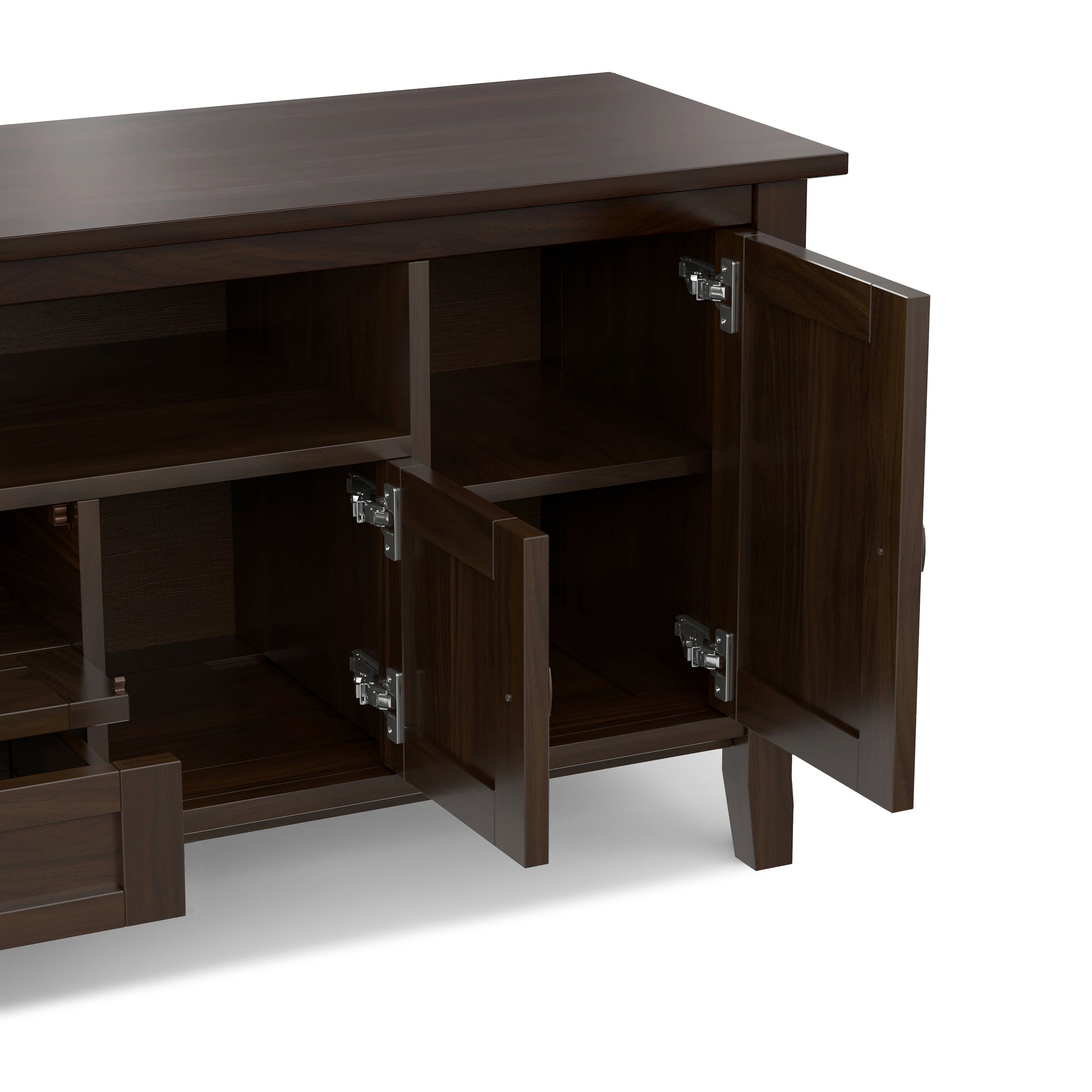 Tobacco Brown | Warm Shaker 72 inch TV Media Stand