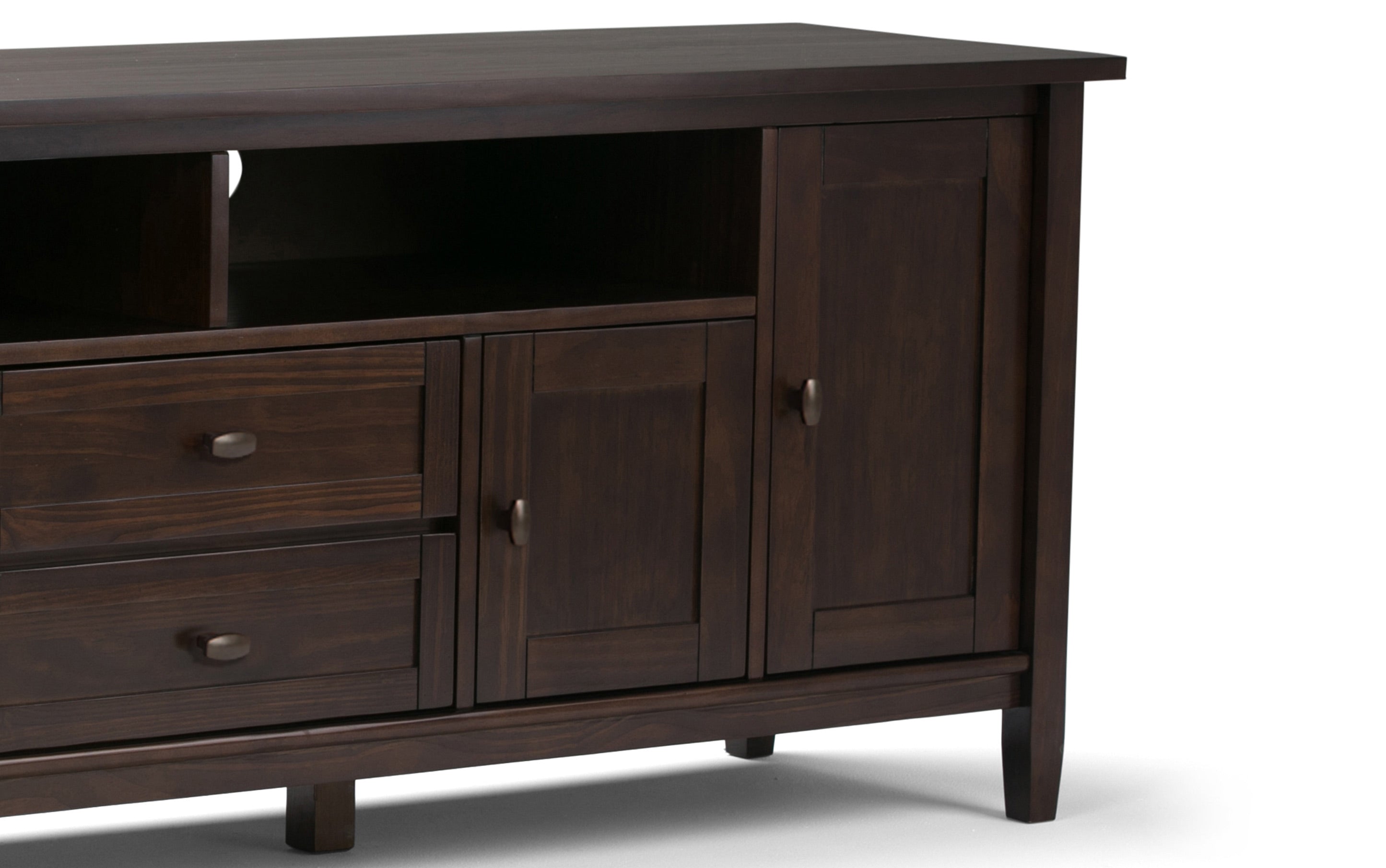 72 Inch TV Stand | Warm Shaker TV Stand – Simpli Home