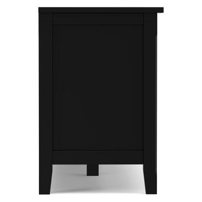 Black | Warm Shaker 72 inch TV Media Stand