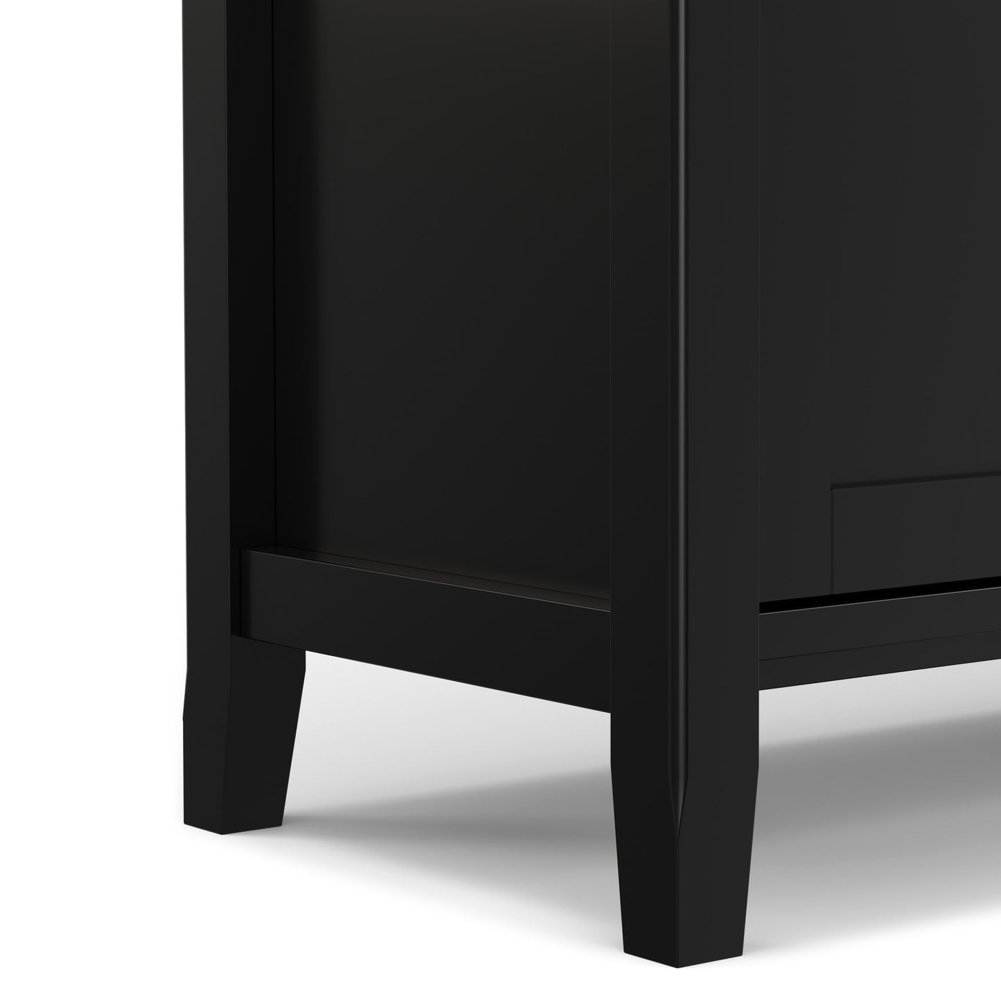 Black | Warm Shaker 72 inch TV Media Stand