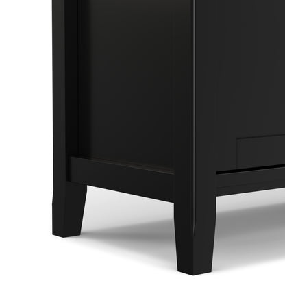 Black | Warm Shaker 72 inch TV Media Stand