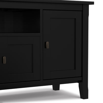 Black | Warm Shaker 72 inch TV Media Stand