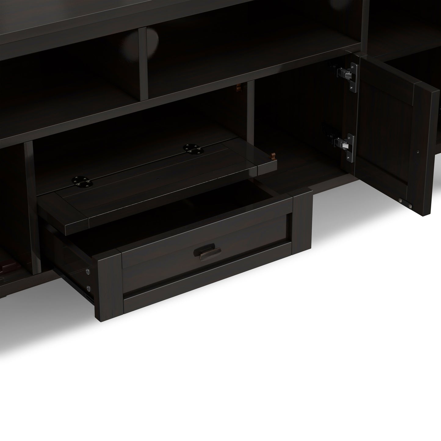 Hickory Brown | Warm Shaker 72 inch TV Media Stand