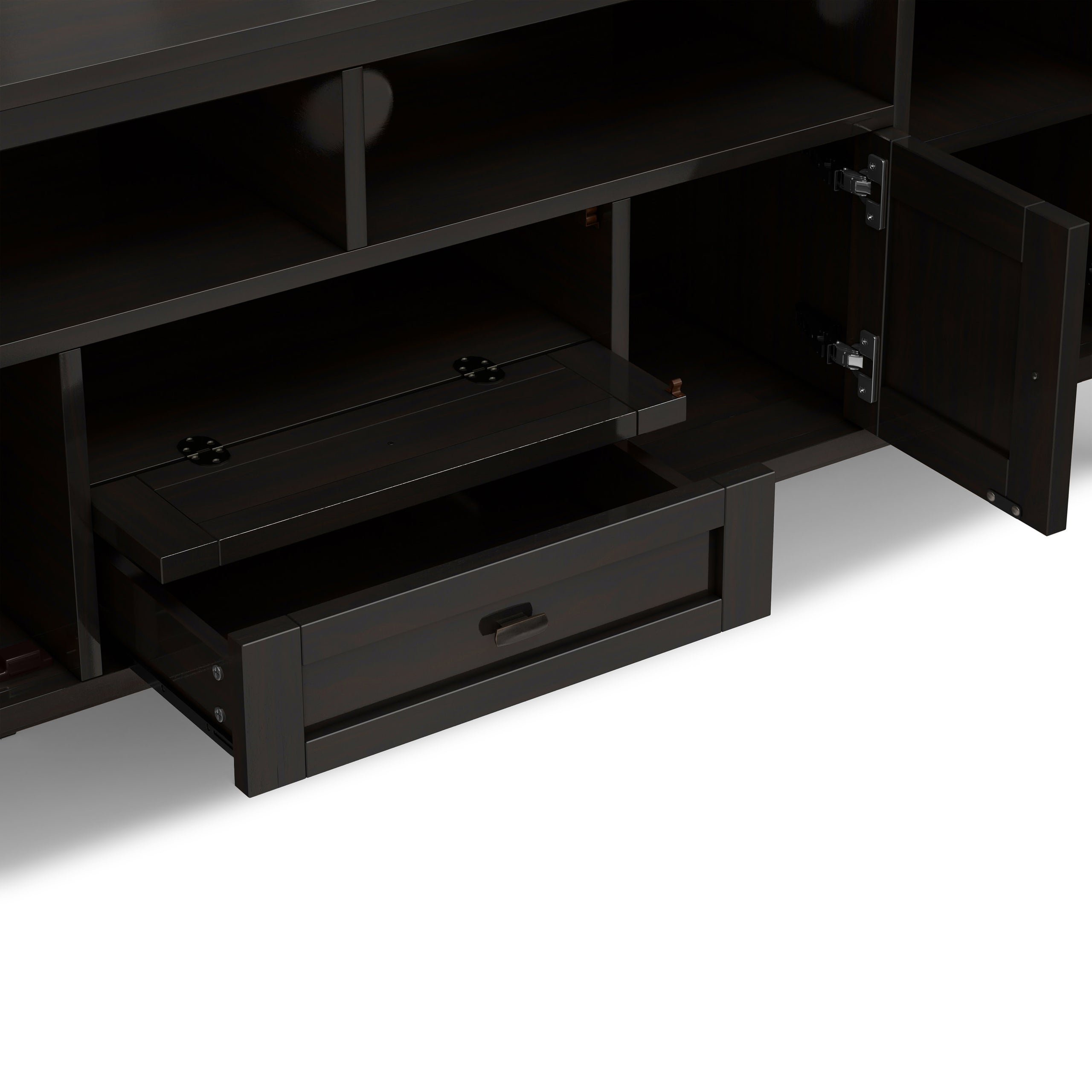 Hickory Brown | Warm Shaker 72 inch TV Media Stand