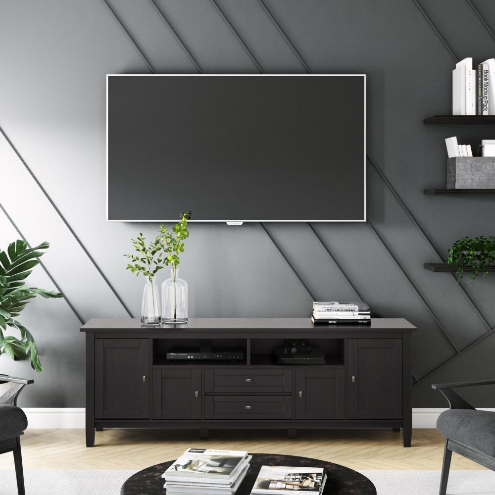Hickory Brown | Warm Shaker 72 inch TV Stand