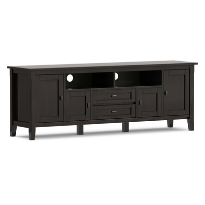 Hickory Brown | Warm Shaker 72 inch TV Media Stand