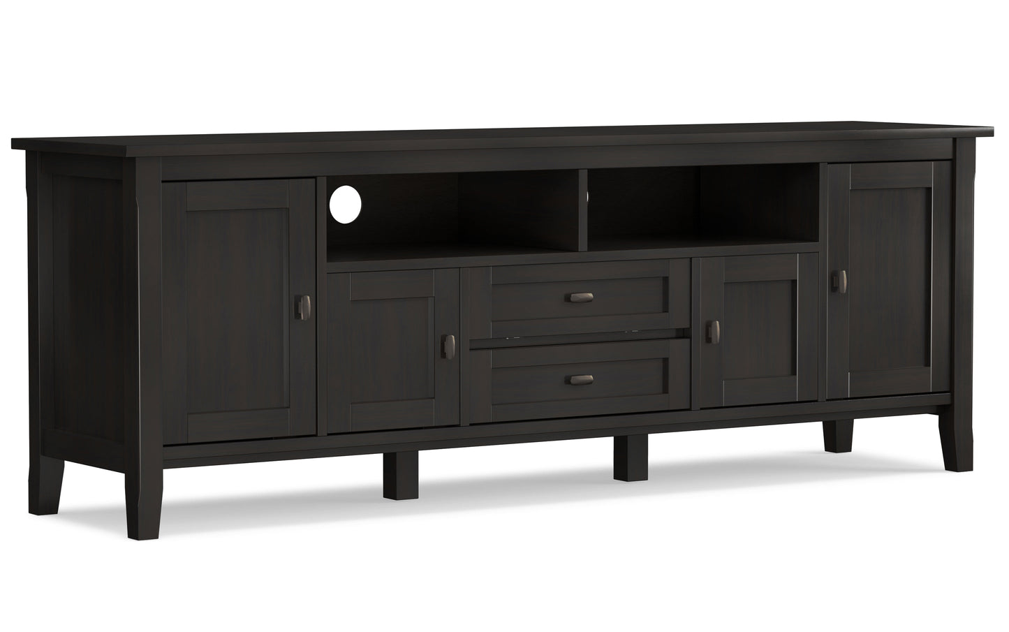 Hickory Brown | Warm Shaker 72 inch TV Stand