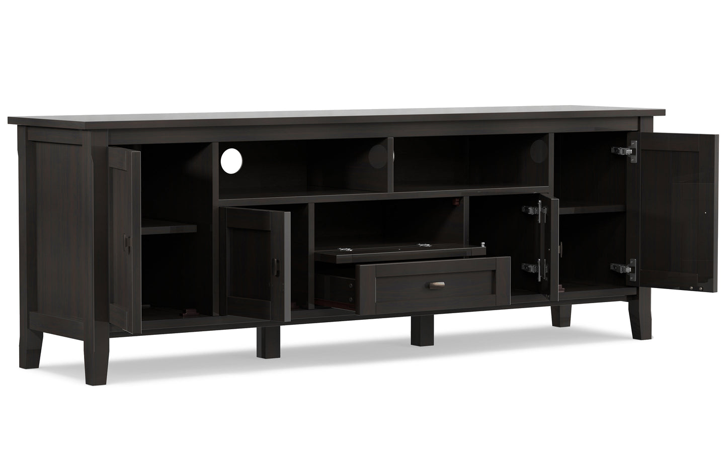 Hickory Brown | Warm Shaker 72 inch TV Stand