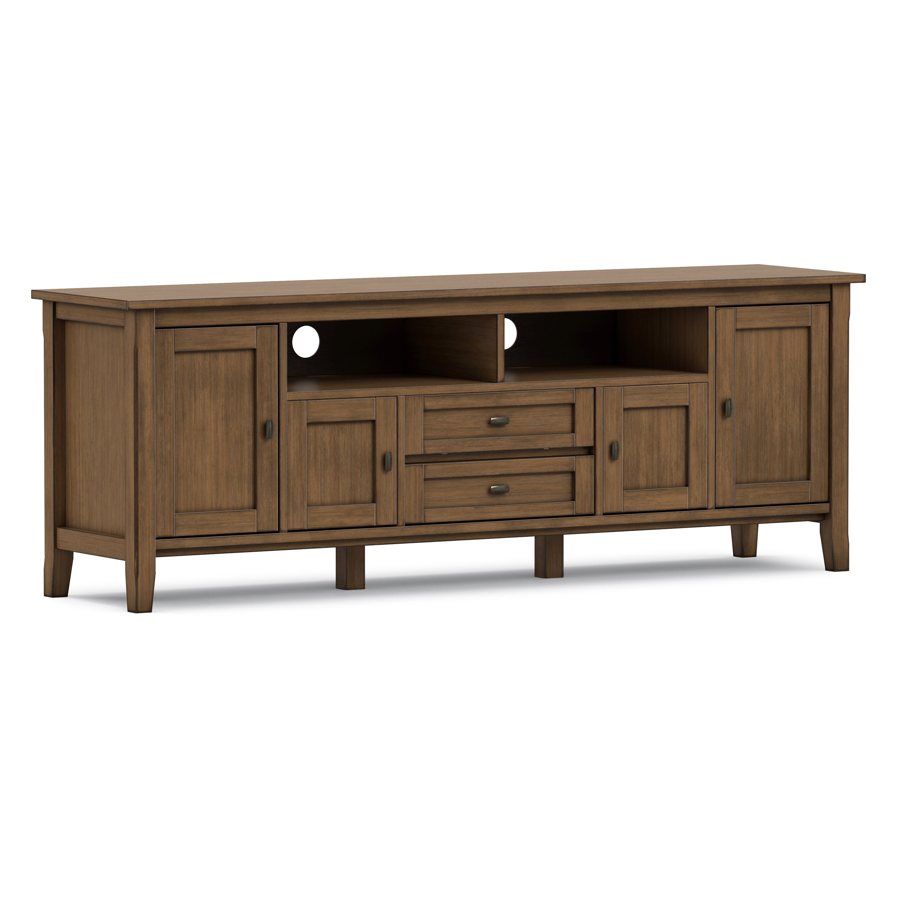72 Inch TV Stand | Warm Shaker TV Stand – Simpli Home