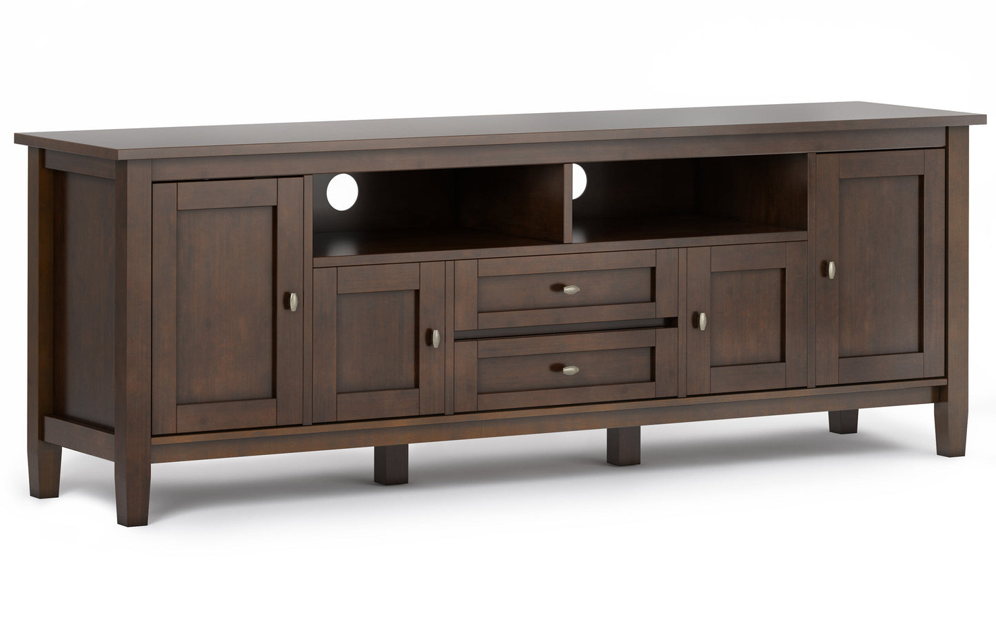 Russet Brown | Warm Shaker 72 inch TV Stand