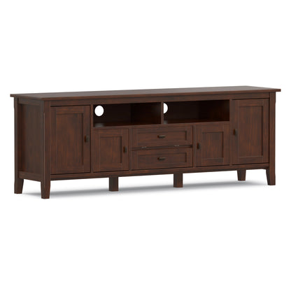 Russet Brown | Warm Shaker 72 inch TV Media Stand