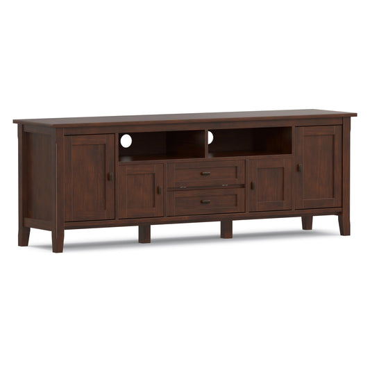 Russet Brown | Warm Shaker 72 inch TV Media Stand