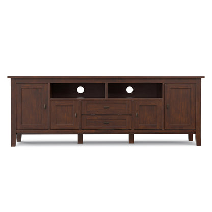 Russet Brown | Warm Shaker 72 inch TV Media Stand