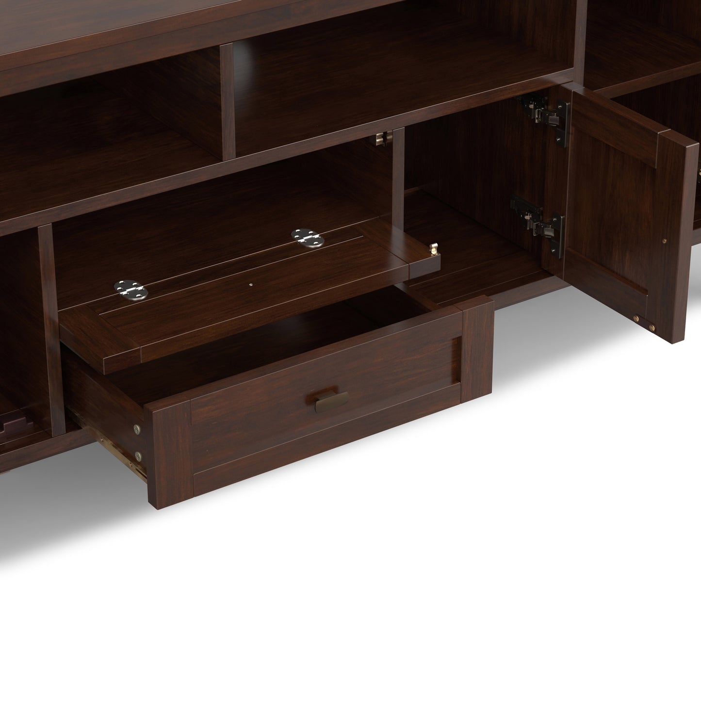 Russet Brown | Warm Shaker 72 inch TV Media Stand