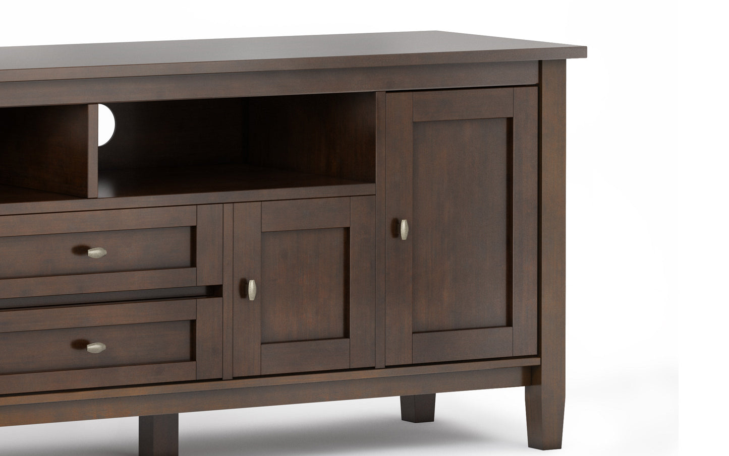 Russet Brown | Warm Shaker 72 inch TV Stand