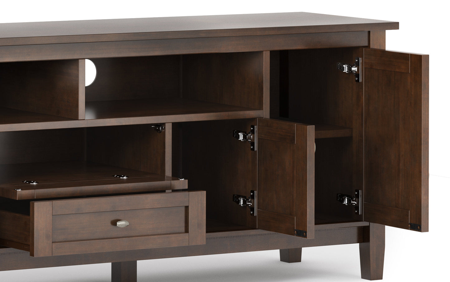 Russet Brown | Warm Shaker 72 inch TV Stand