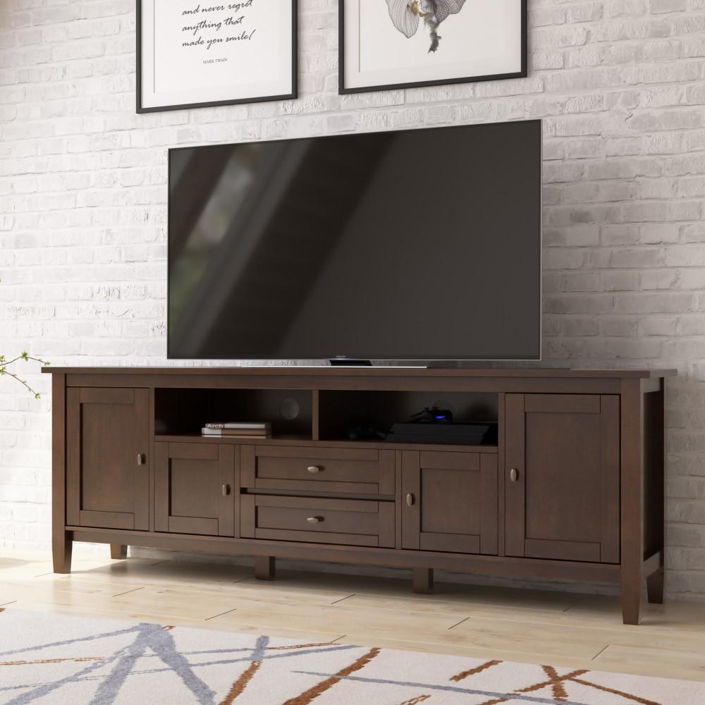 Russet Brown | Warm Shaker 72 inch TV Stand