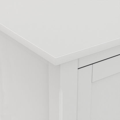 White | Warm Shaker 72 inch TV Media Stand