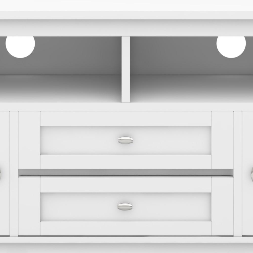 White | Warm Shaker 72 inch TV Stand