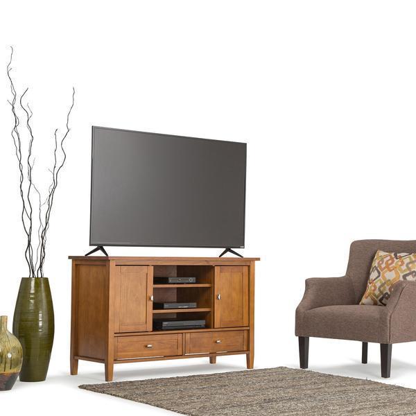 Light Golden Brown | Warm Shaker 47 inch TV Stand