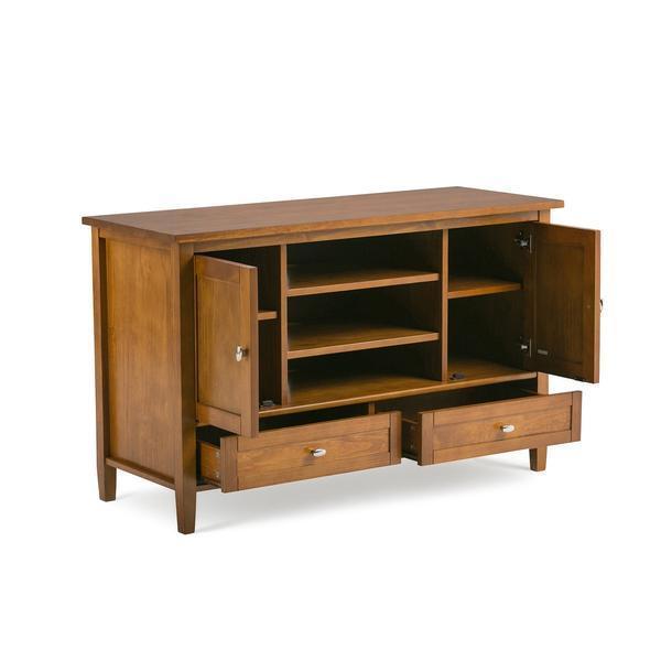 Light Golden Brown | Warm Shaker 47 inch TV Stand