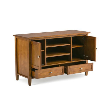 Light Golden Brown | Warm Shaker 47 inch TV Stand