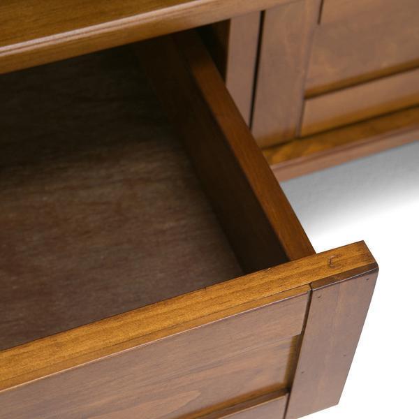 Light Golden Brown | Warm Shaker 47 inch TV Stand
