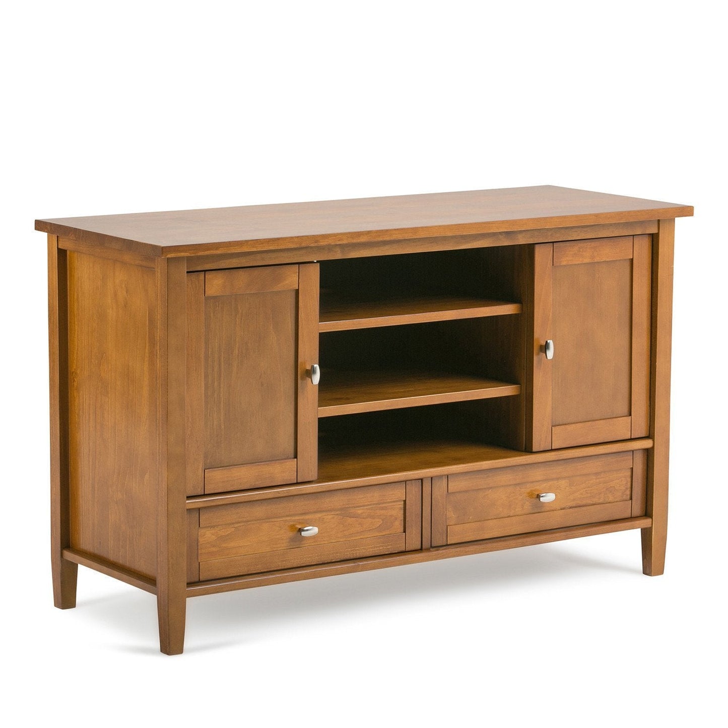 Light Golden Brown | Warm Shaker 47 inch TV Stand